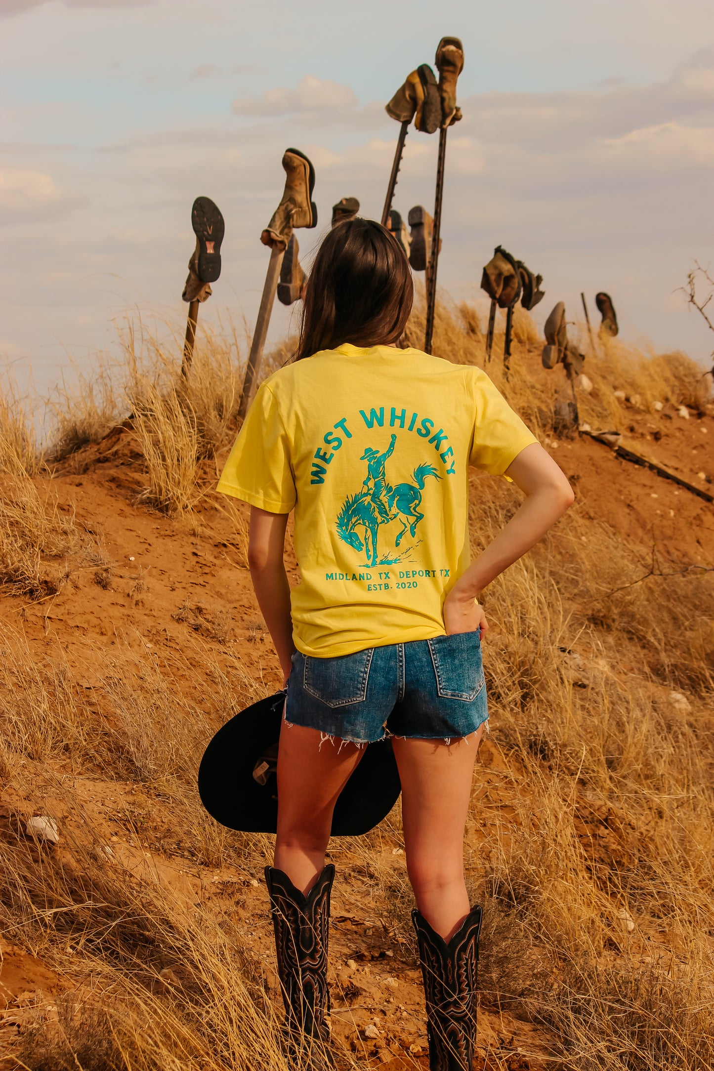 West Whiskey Tshirts - yellow