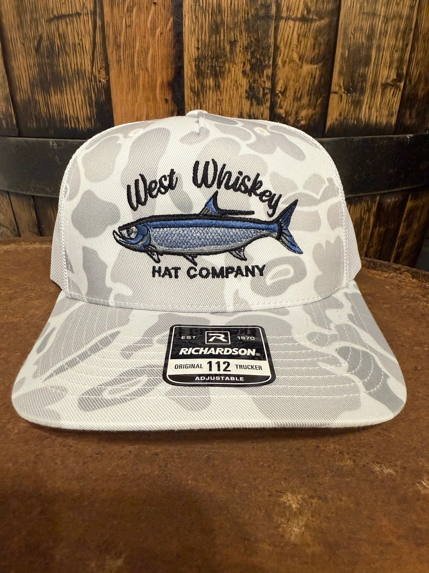 White camo tarpon - West Whiskey Hat Fishing Edition