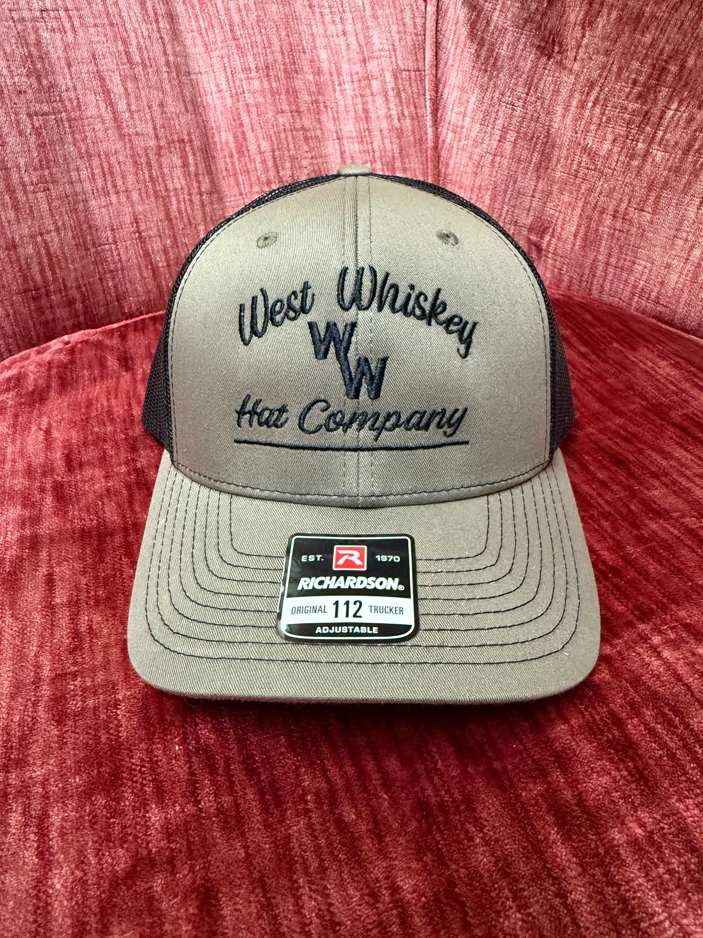 Olive Green with black - West Whiskey Hat