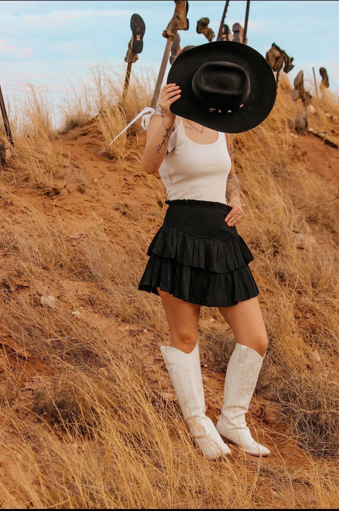 Black skirt