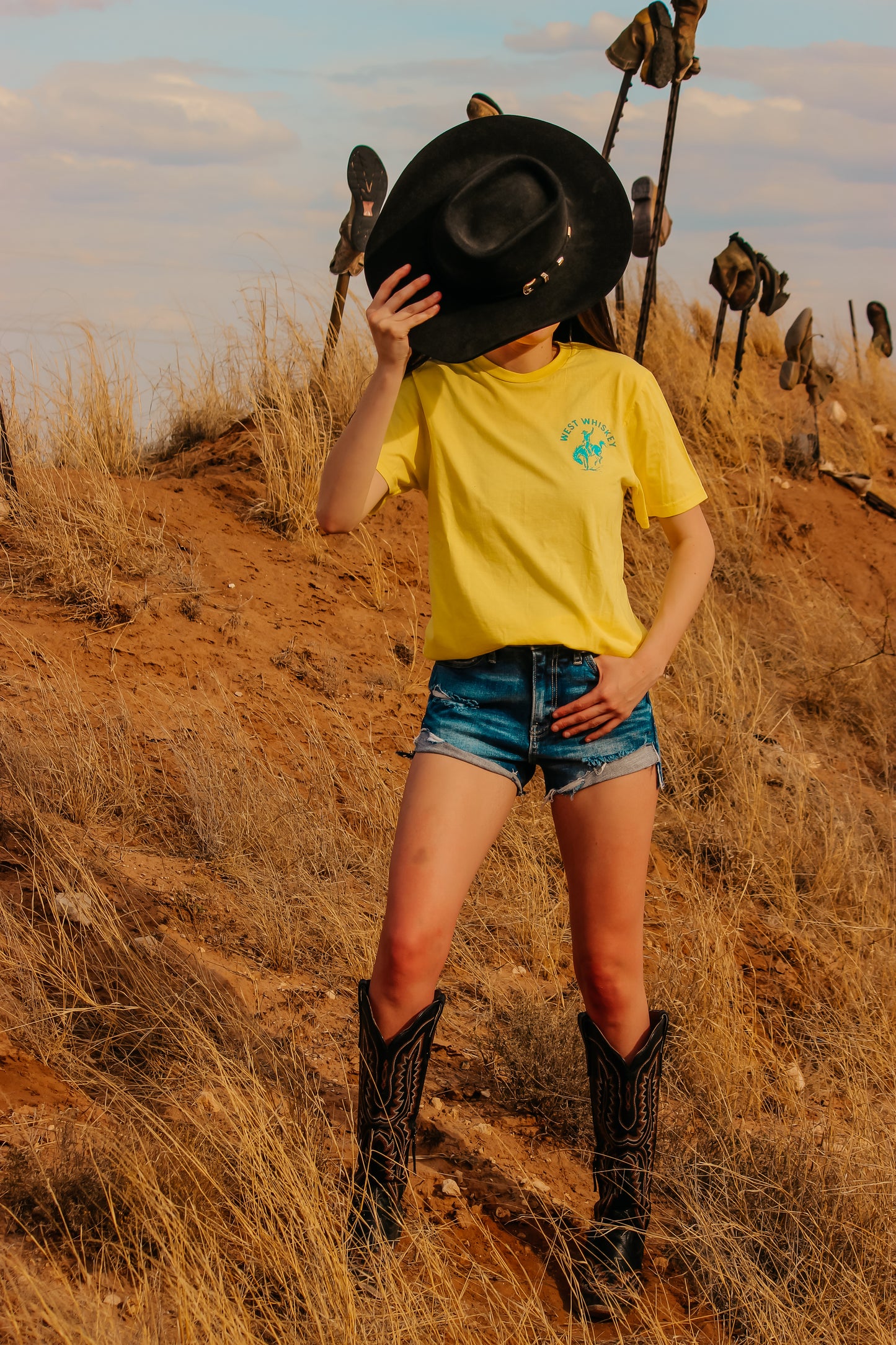 West Whiskey Tshirts - yellow