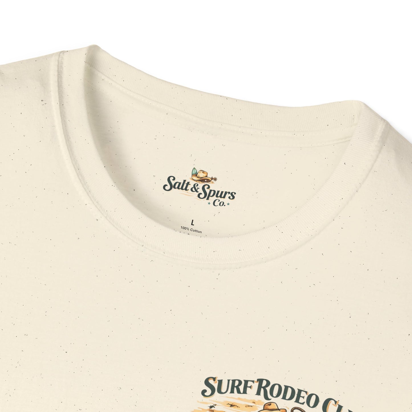 Surf Rodeo Club T‑Shirt — Vintage Surf Fish Rider Graphic Tee