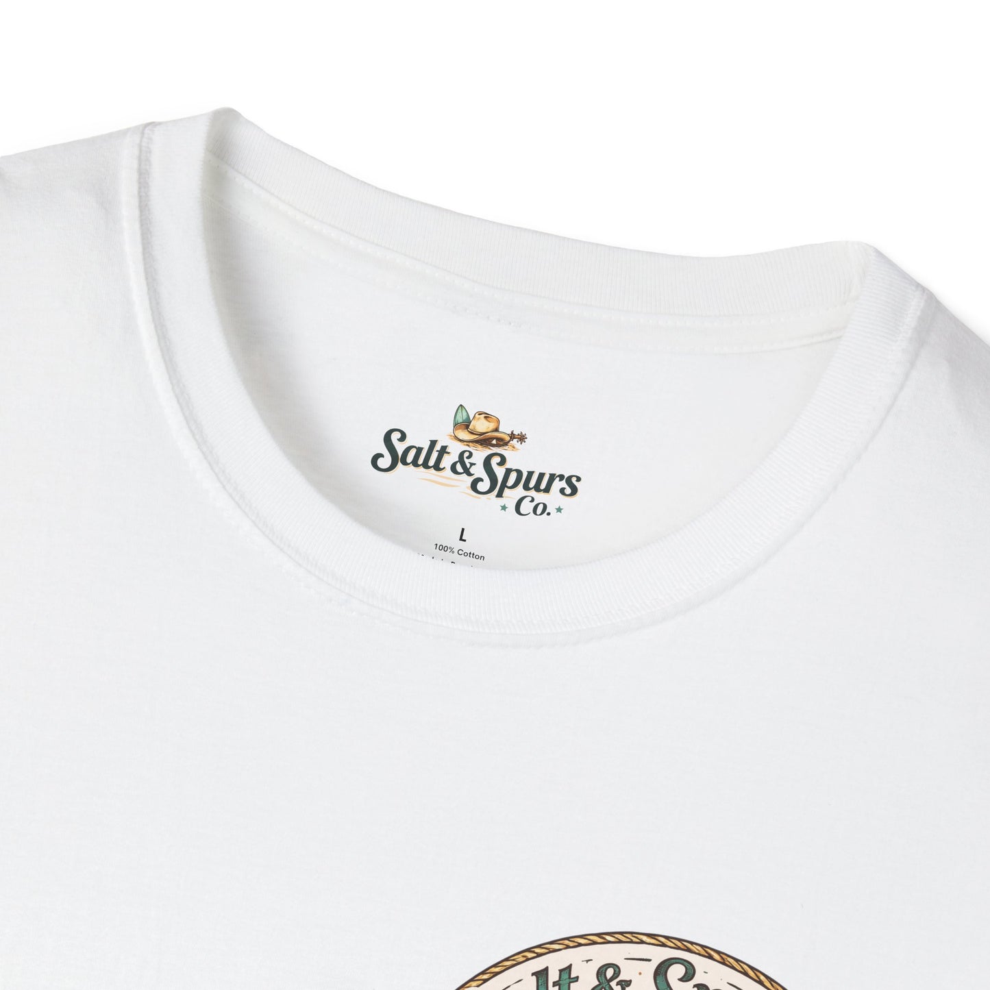 Salt & Spurs Surf Turtle T-Shirt | Coastal Cowboy Beach Graphic
