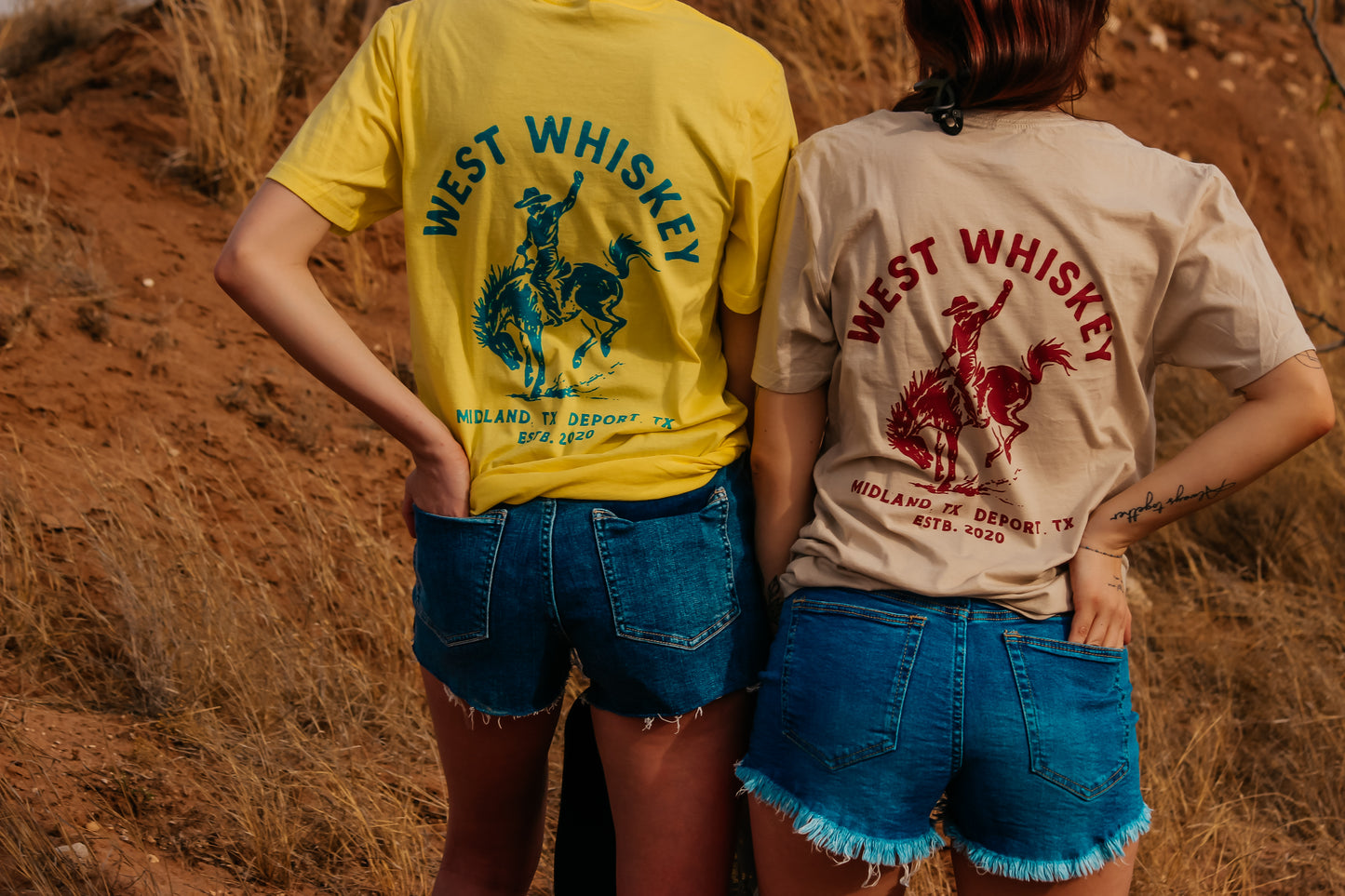 West Whiskey Tshirts - yellow