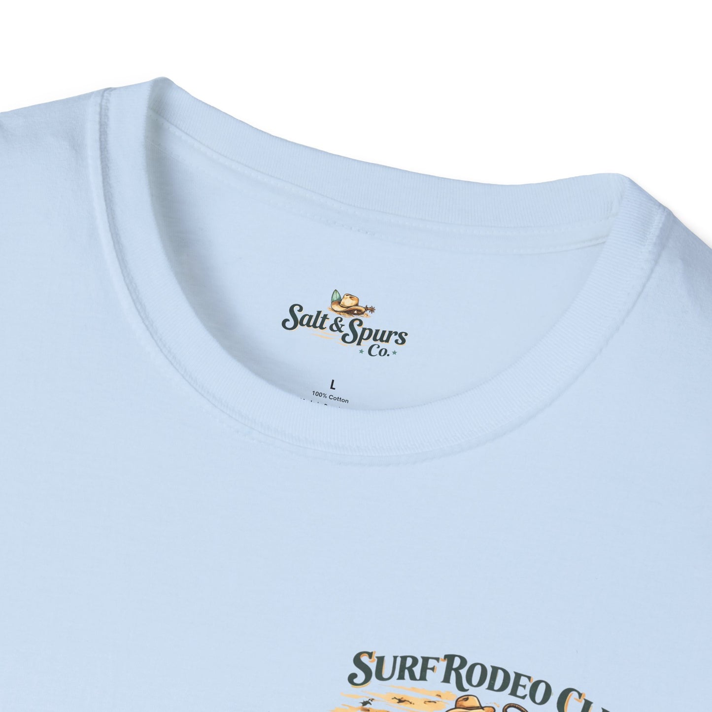 Surf Rodeo Club T‑Shirt — Vintage Surf Fish Rider Graphic Tee