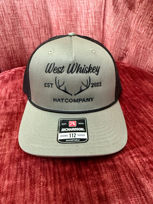 Olive Green with Black - West Whiskey Hat