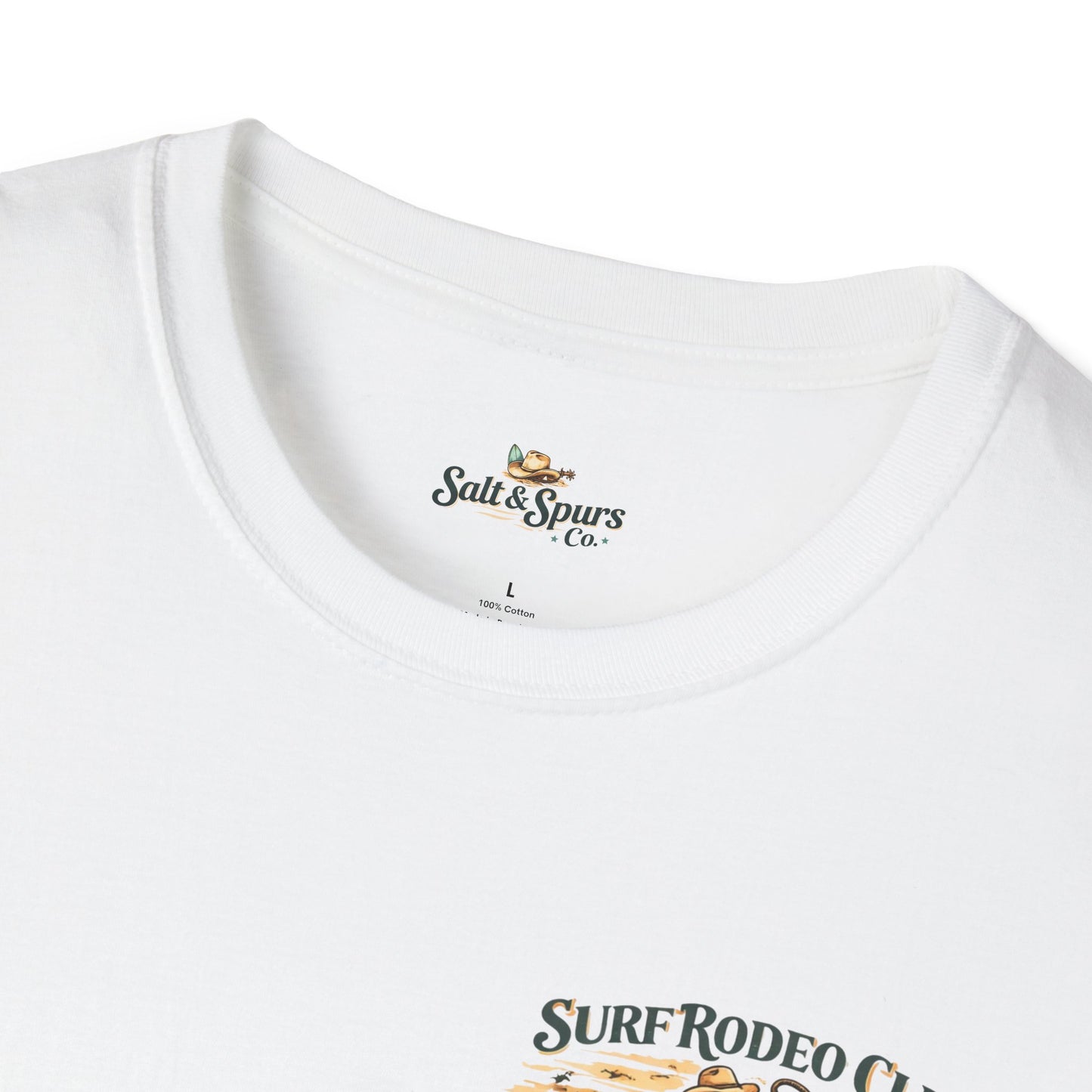 Surf Rodeo Club T‑Shirt — Vintage Surf Fish Rider Graphic Tee
