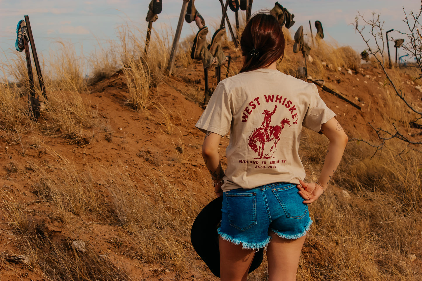West Whiskey Tshirts - tan