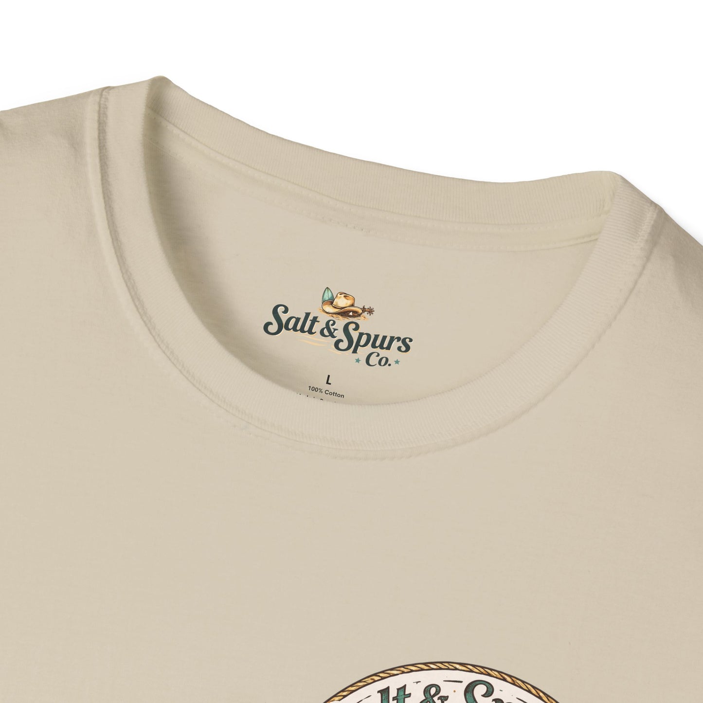 Salt & Spurs Surf Turtle T-Shirt | Coastal Cowboy Beach Graphic