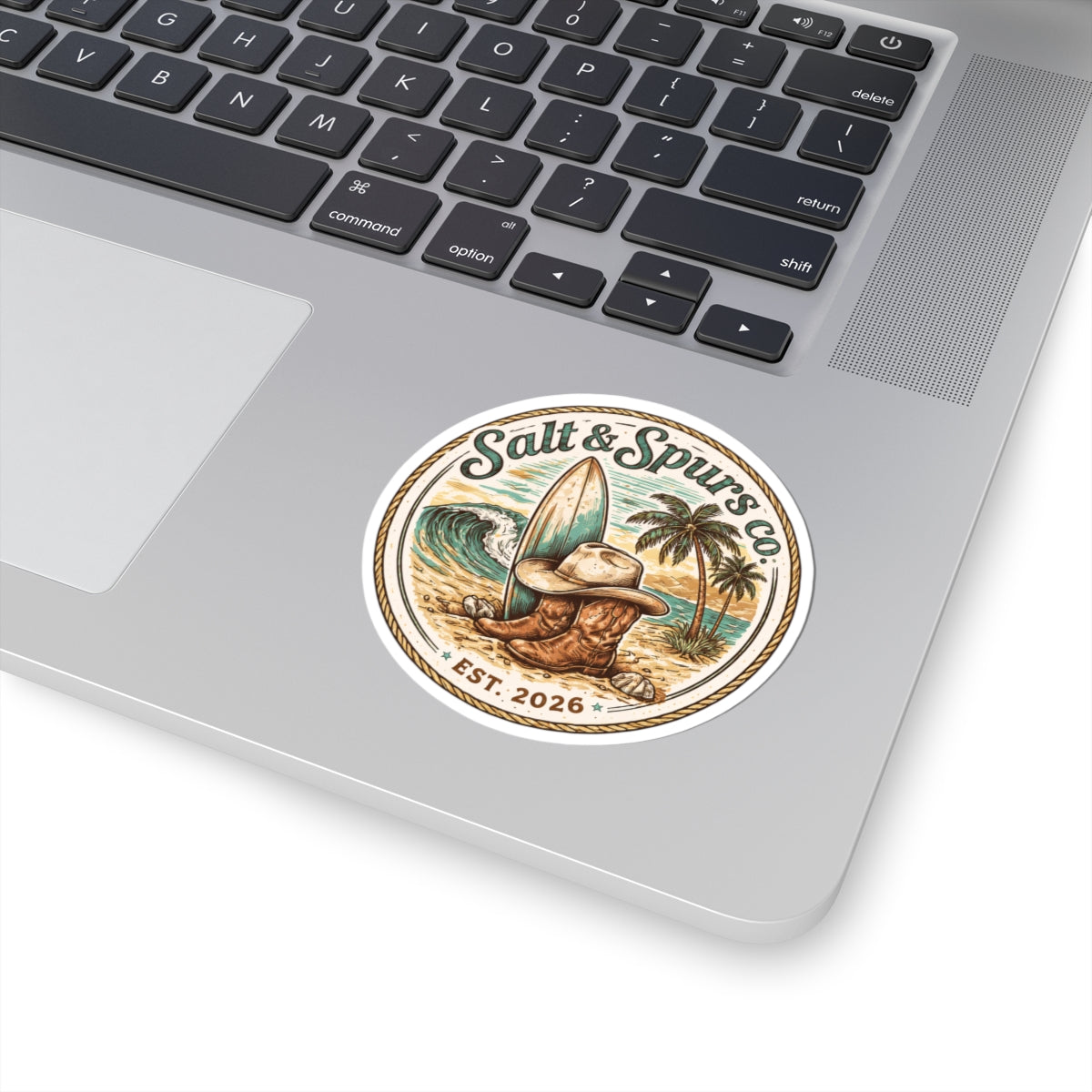 Salt & Spurs Co. Logo Sticker