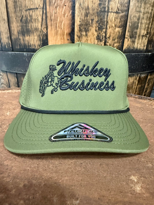 Olive Green Whiskey Business  - West Whiskey Hat