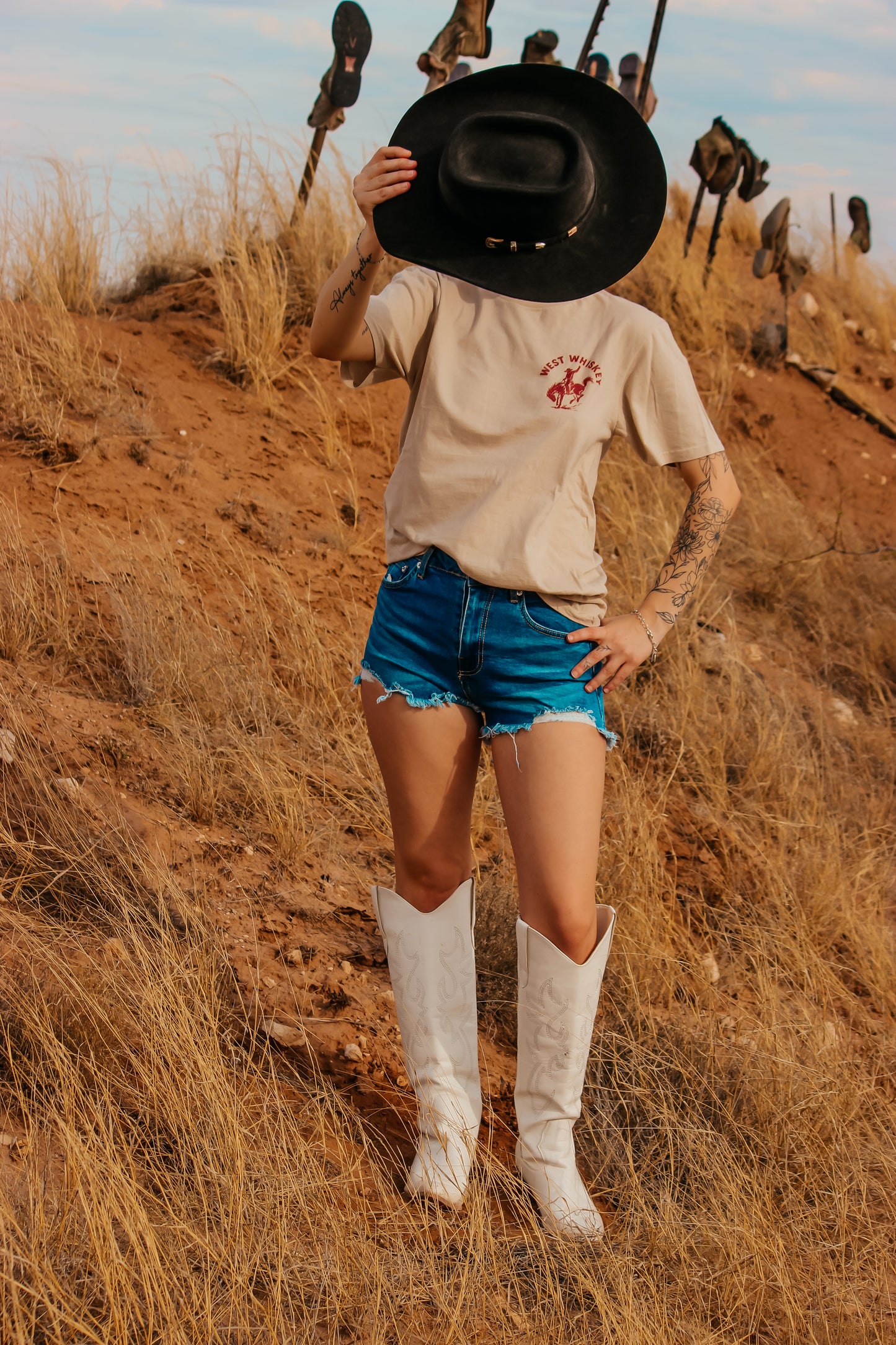 West Whiskey Tshirts - tan