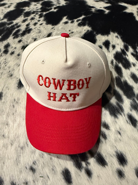Cowboy hat - red