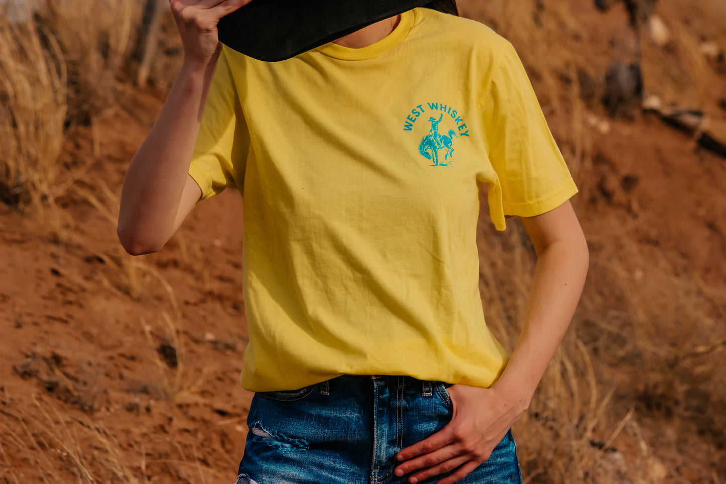 West Whiskey Tshirts - yellow