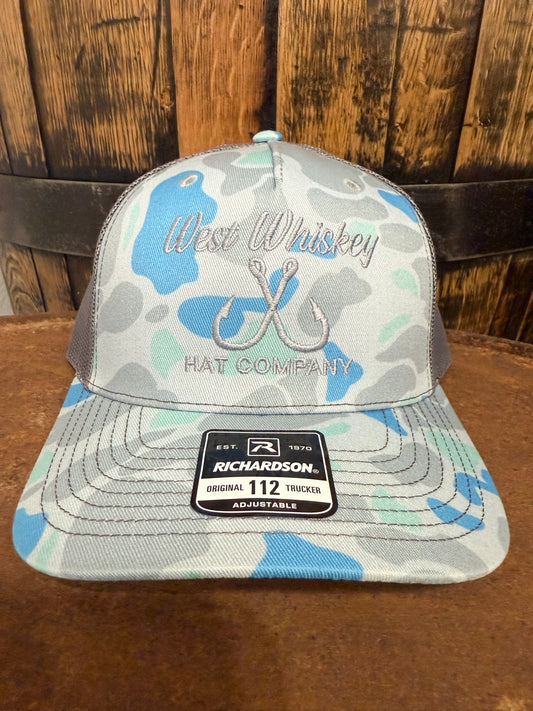 Blue hooks - West Whiskey Hat Fishing Edition