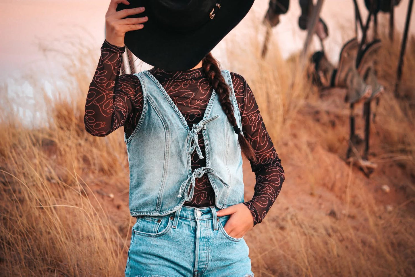 Rodeo Mesh Top