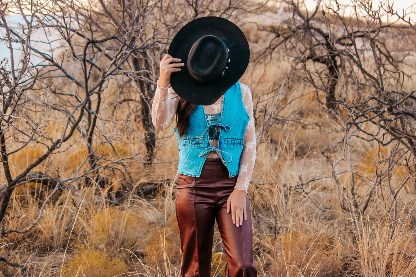Brown Leather Pants