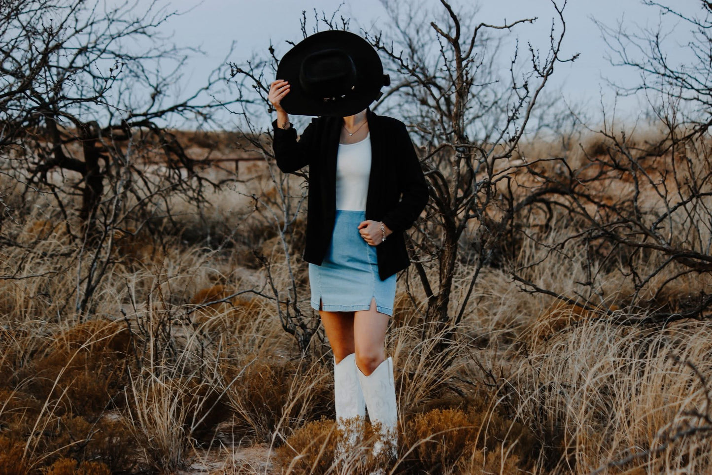 Black cardigan