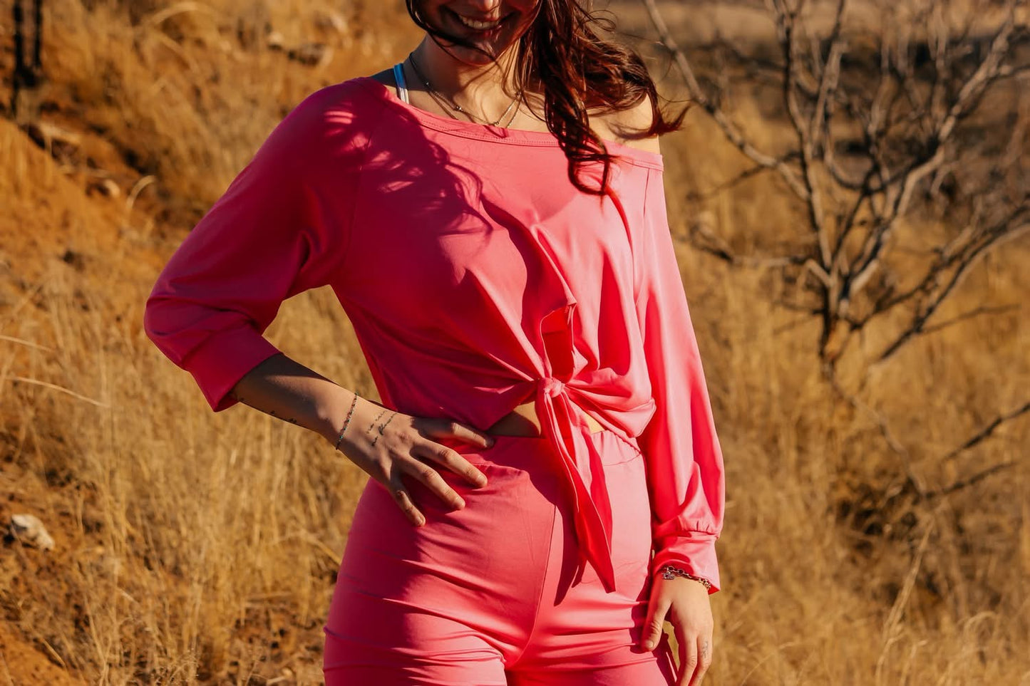 Pink two piece set