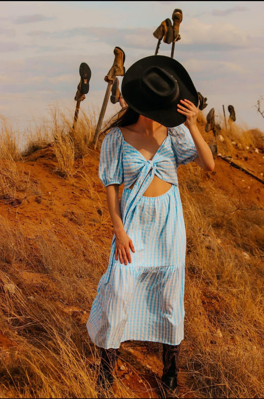 Blue dress