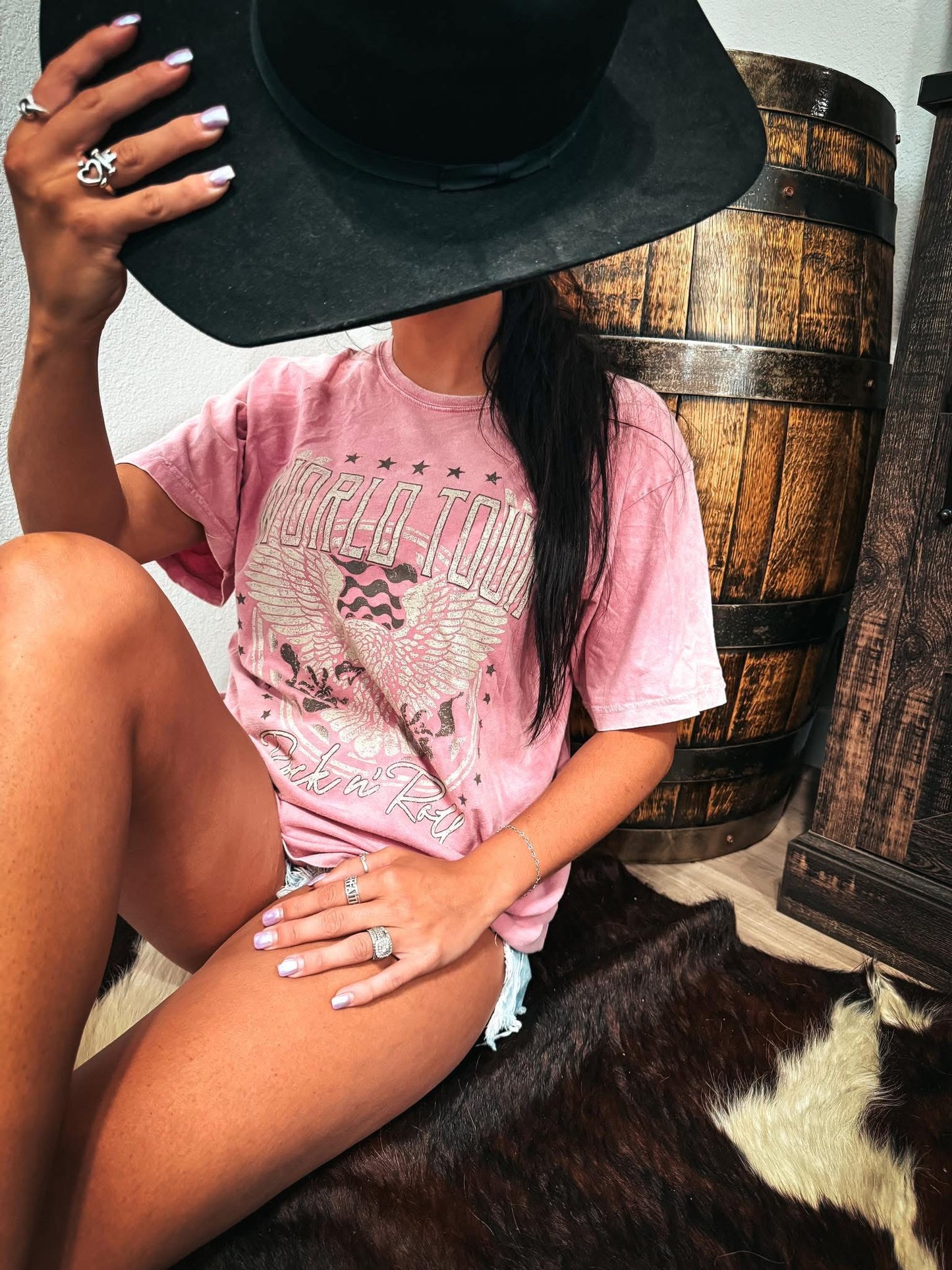 Pink world tour tee